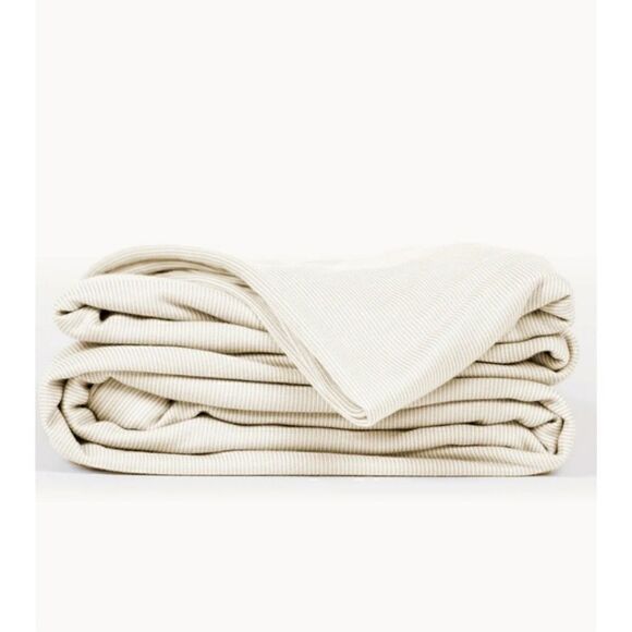 Brand New in Box SENSIBLE REST NaturZinc® King Flat Sheet Ivory Ret. $170 - Picture 2 of 3